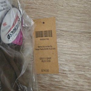 Duluth Men's Dry on the Fly Cargo Pants Color Bark or Brown XL X 30"